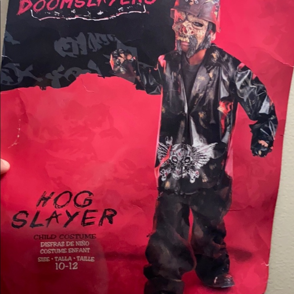 New Hog Slayer kids costume Size 10-12